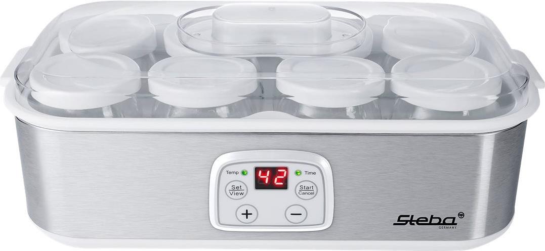Steba JM 3 Joghurtbereiter 1,4 Liter 30 W Edelstahl/Weiß