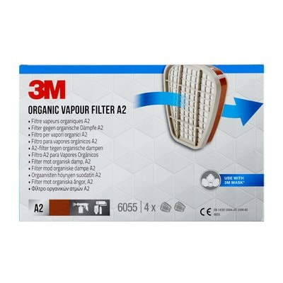 3M 6055 A2 Filter Grau