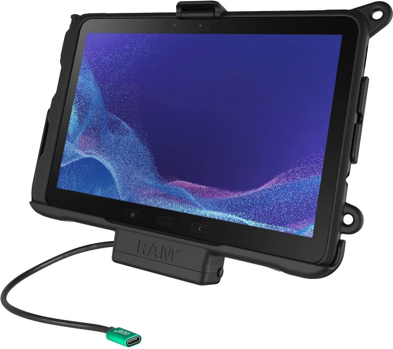 Ram Mounts UNPKD EZ-ROLL'R DOCK TYPE-C POWER ONLY FOR SAMSUNG TAB ACTIVE PRO (RAM-HOL-SAM52CPU)