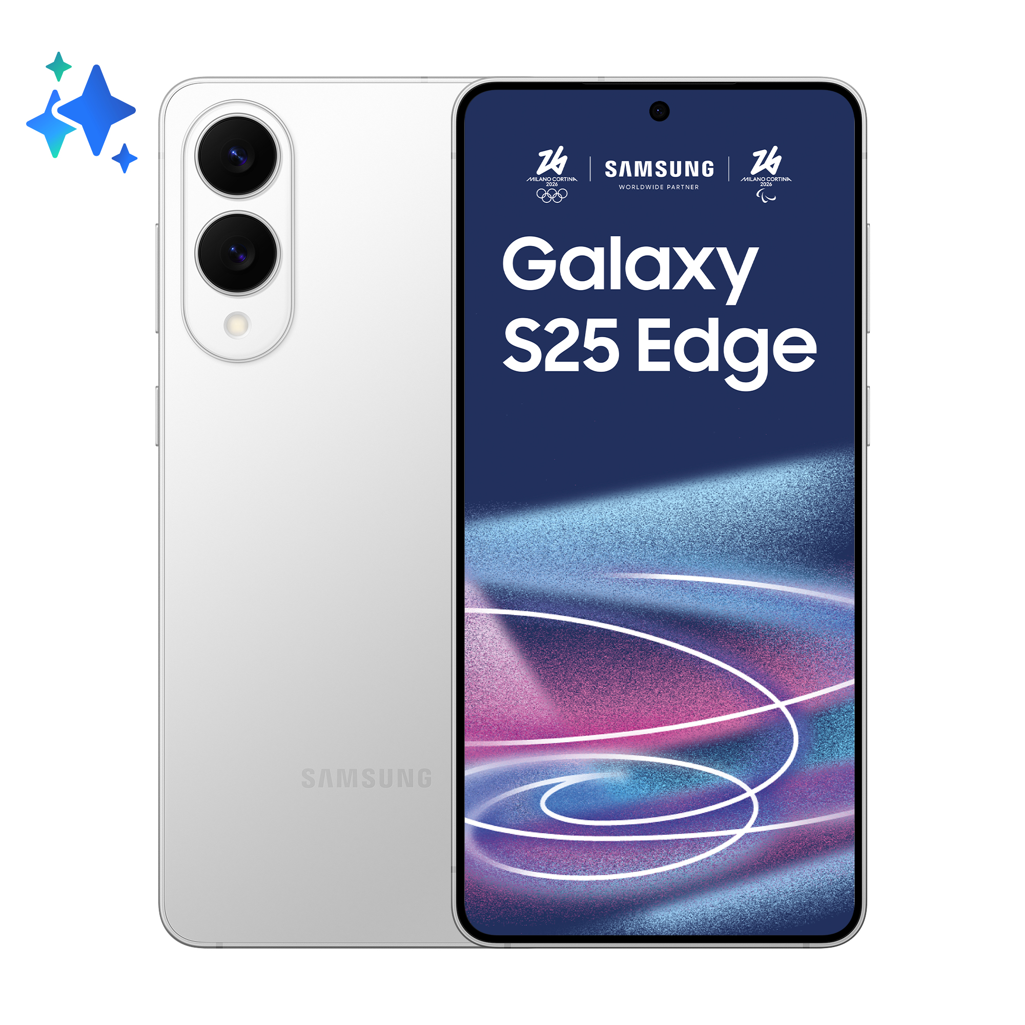 Samsung Galaxy S25 Edge 6,7" Smartphone 12 GB RAM 512 GB 5G Dual-SIM Titanium Silver