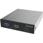 Akasa USB 20Gbps Type-C Panel with Dual 5Gbps Type-A Ports (AK-ICR-36)