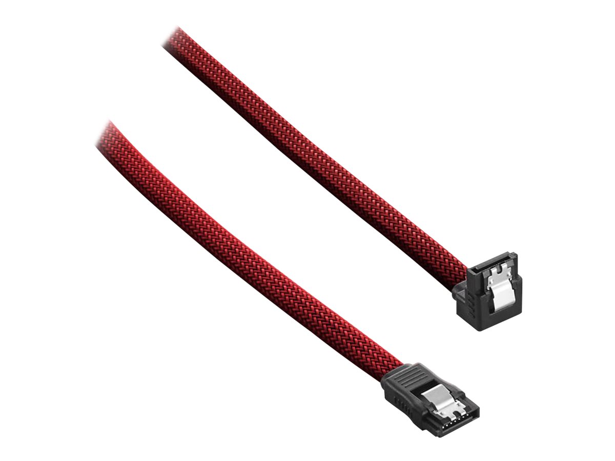 CableMod ModMesh Right Angle SATA 3 Kabel 30 cm Blood Red