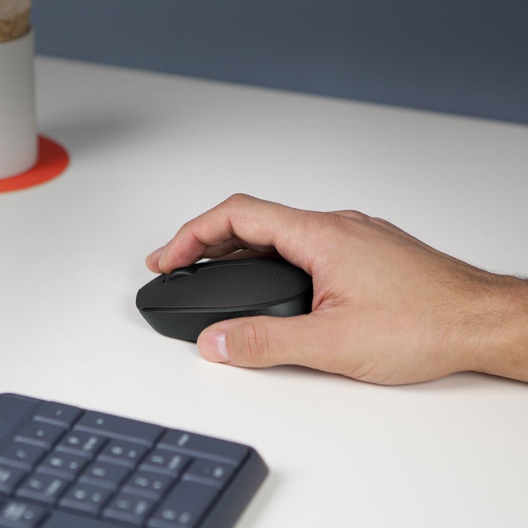 Logitech B170 Maus Schwarz