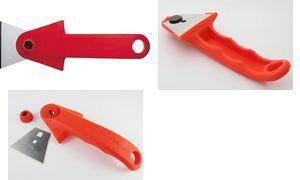 NT Cutter Schaber SC-2P, Klingenbreite: 60 mm, rot Klinge aus rostfreiem Stahl, Griff aus Kunststoff, - 1 Stück (h1310652)