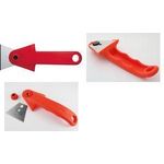 NT Cutter Schaber SC-2P, Klingenbreite: 60 mm, rot Klinge aus rostfreiem Stahl, Griff aus Kunststoff, - 1 Stück (h1310652)