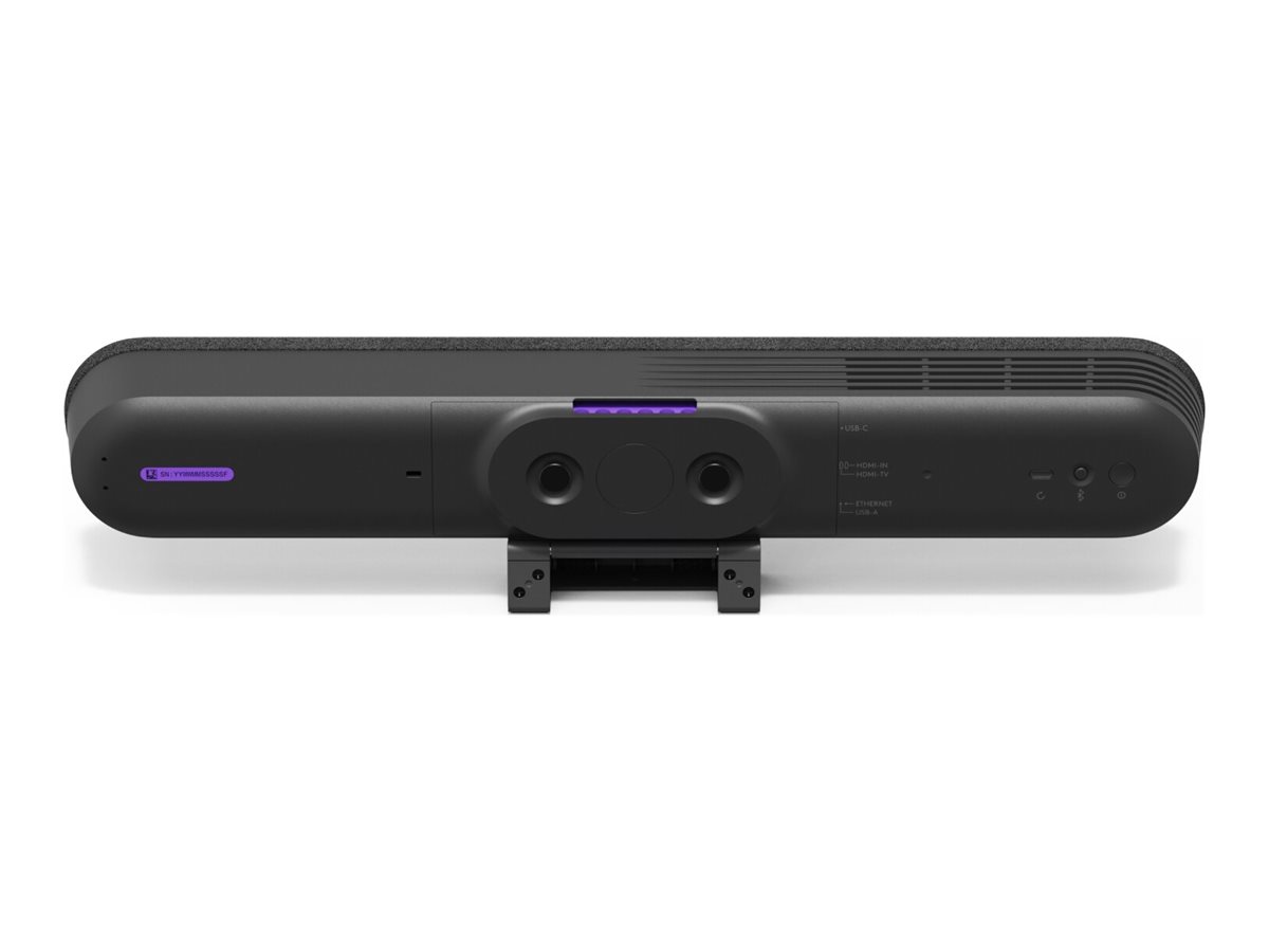 Logitech Rally Bar Huddle Videokonferenzsystem 4K Ultra HD 6 Mikrofone Bluetooth USB 3.0 Graphite