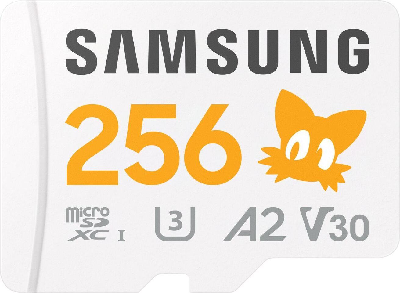 Samsung Electronics PRO PLUS microSD Card 256GB SONIC UHS-I U3 / 180MB/s read / 130MB/s write (MB-MD256SA/LC1)
