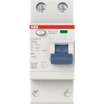ABB FI-Schutzschalter FX202A-25/0.03 2P Typ A 25A 30mA (2CSF202165R1250)