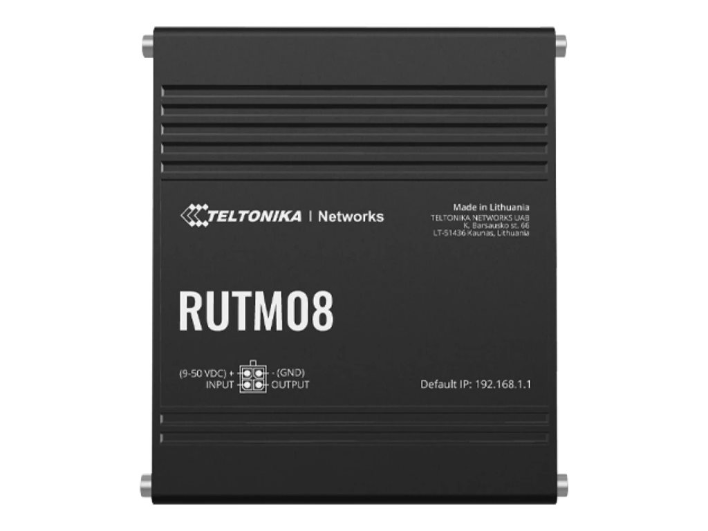 Teltonika RUTM08 Router 1 Gbps Schwarz