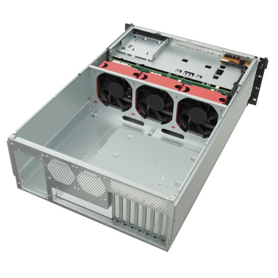 SilverStone RM43-320-RS 4U Systemschrank 20 Wechselschächte SATA/SAS Hot-Swap Schwarz