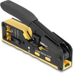 Delock Crimpzange für 6P/8P RJ45/RJ11 Stecker Cat. 5/6/7 mit Klinge und (90583)