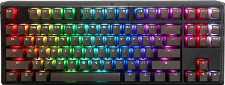 Ducky One 3 Aura Black TKL Gaming Tastatur, RGB LED - MX-Silent-Red (DKON2187ST-SDEPDABAAAC1) (geöffnet)