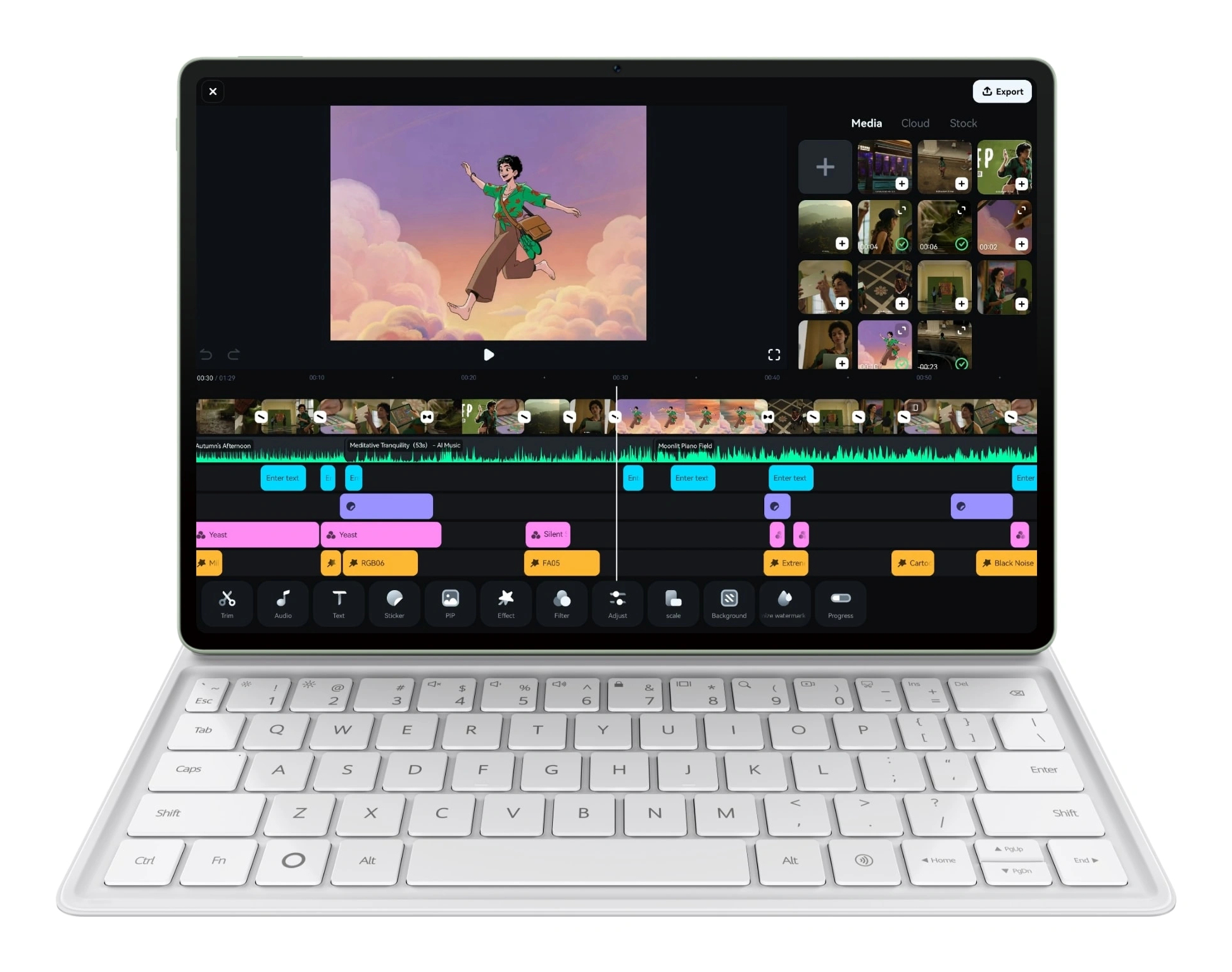Huawei MatePad 12 X 12" Tablet 12 GB RAM 256 GB Wi-Fi 7 HarmonyOS 4.3 Grün