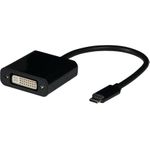 EFB-Elektronik USB Typ C - DVI Adapter, 1080P, schwarz Hersteller: EFB Elektronik (EBUSBC-DVI)