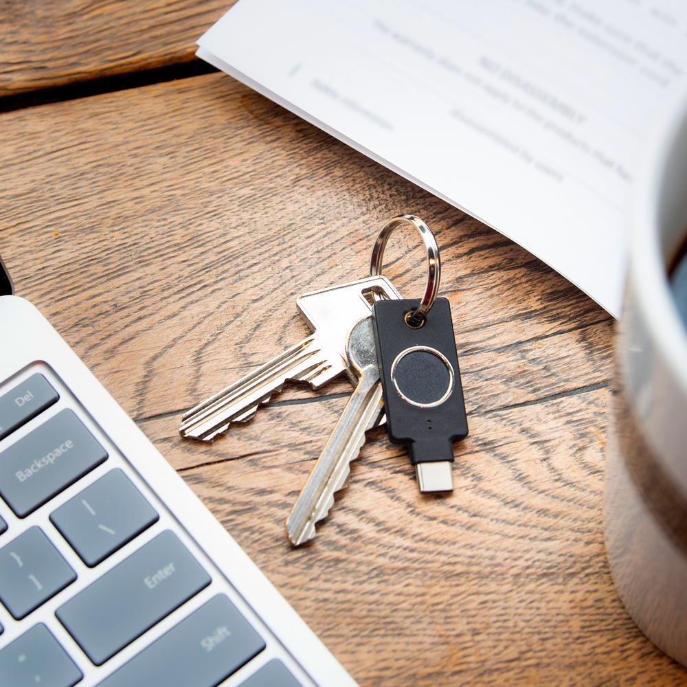 Yubico YubiKey C Bio FIDO Edition USB-C Schwarz