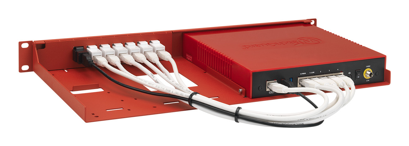 Rackmount.IT RM-WG-T6 Montageschelle 1U für WatchGuard Firebox T20-T40 WatchGuard Red