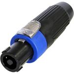 Neutrik Cable Connector, Schwarz, 4 Pole (NLT4FXX-BAG)