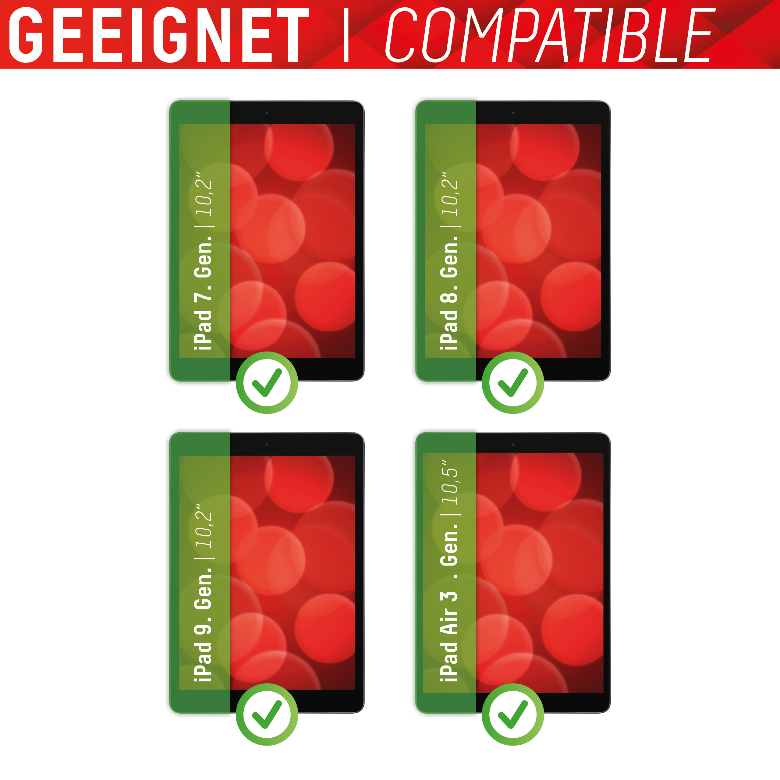 E.V.I. DISPLEX Tablet Glass 10.2" Transparent