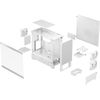 Fractal Design Pop Air - Tower - ATX - Seitenteil mit Fenster (gehärtetes Glas) - keine Spannungsversorgung (ATX) - White TG Clear Tint - USB/Audio - für Fractal Design Model D, Type D (FD-C-POR1A-01)