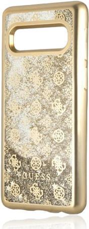 Guess Hard Case 4G Glitter für G973F Samsung Galaxy S10 - gold (GUHCS10PEOLGO)
