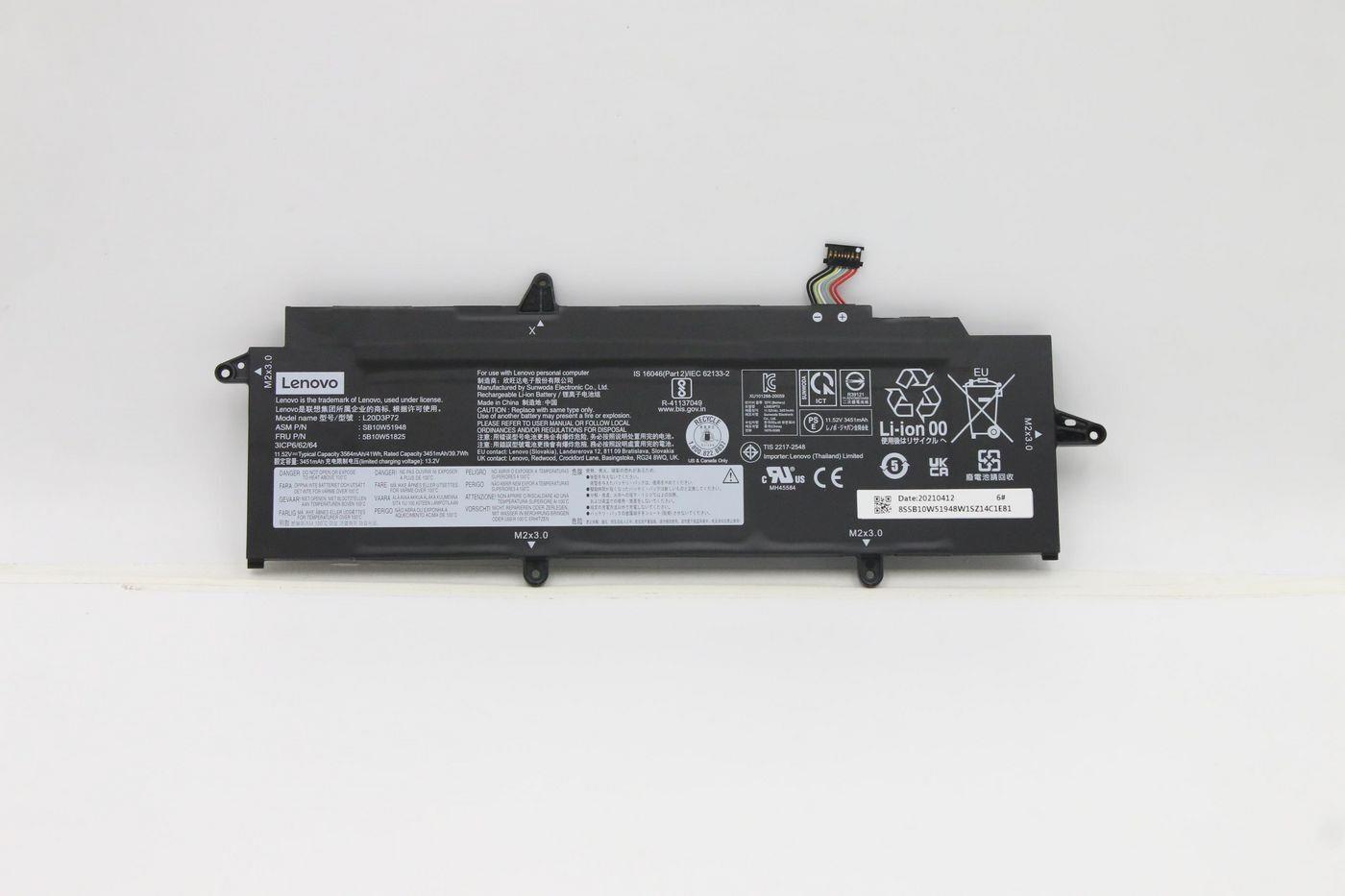 Lenovo Battery Internal 3c 41Wh LiIon SWD (5B10W51825)