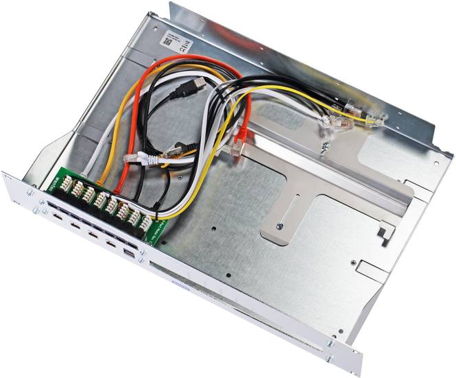 Wantec 2090 Patch Panel 2U 19" RJ-45 USB Typ A Silber