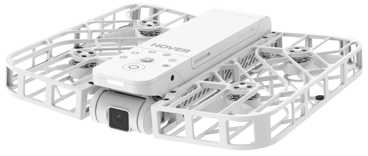 HOVERAir X1 Combo Quadrocopter 2704 x 1520 Pixel 32 GB Weiß