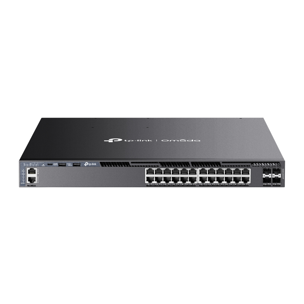 TP-Link Omada SG6428XHP Managed L3 Switch 24 Ports PoE+ Schwarz