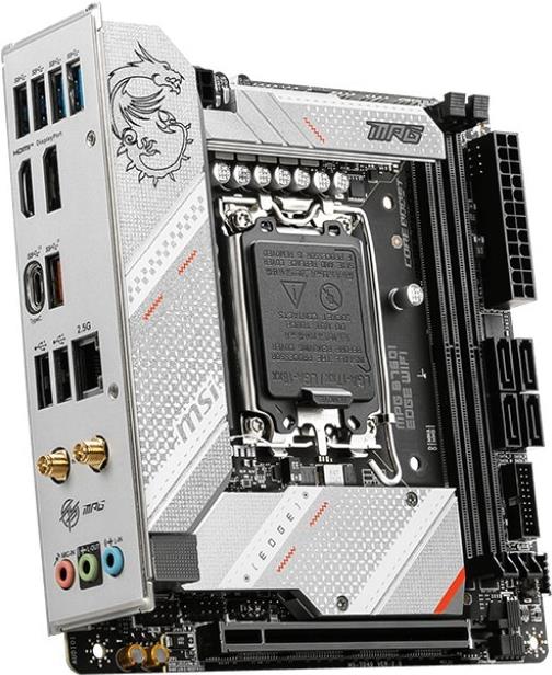 MSI MPG B760I EDGE WIFI Mini-ITX Mainboard LGA1700 DDR5 Schwarz/Silber