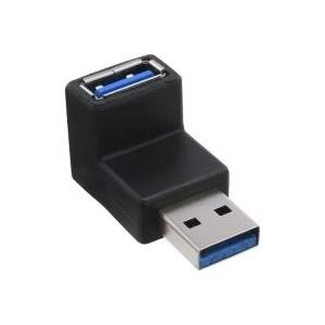 InLine® USB 3.0 Adapter, Stecker A auf Buchse A, links gewinkelt 90° (35300R)