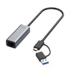 ALLNET USB 3.0 Typ-C&A Ethernet Adapter 2.5 Multi-Gigabit LAN ALL-NC-2.5G-USBC/A (ALL-NC-2.5G-USBC_A)