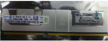 Hewlett Packard Enterprise DIMM,32GB (1x32GB) Quad Rank (647654-081)