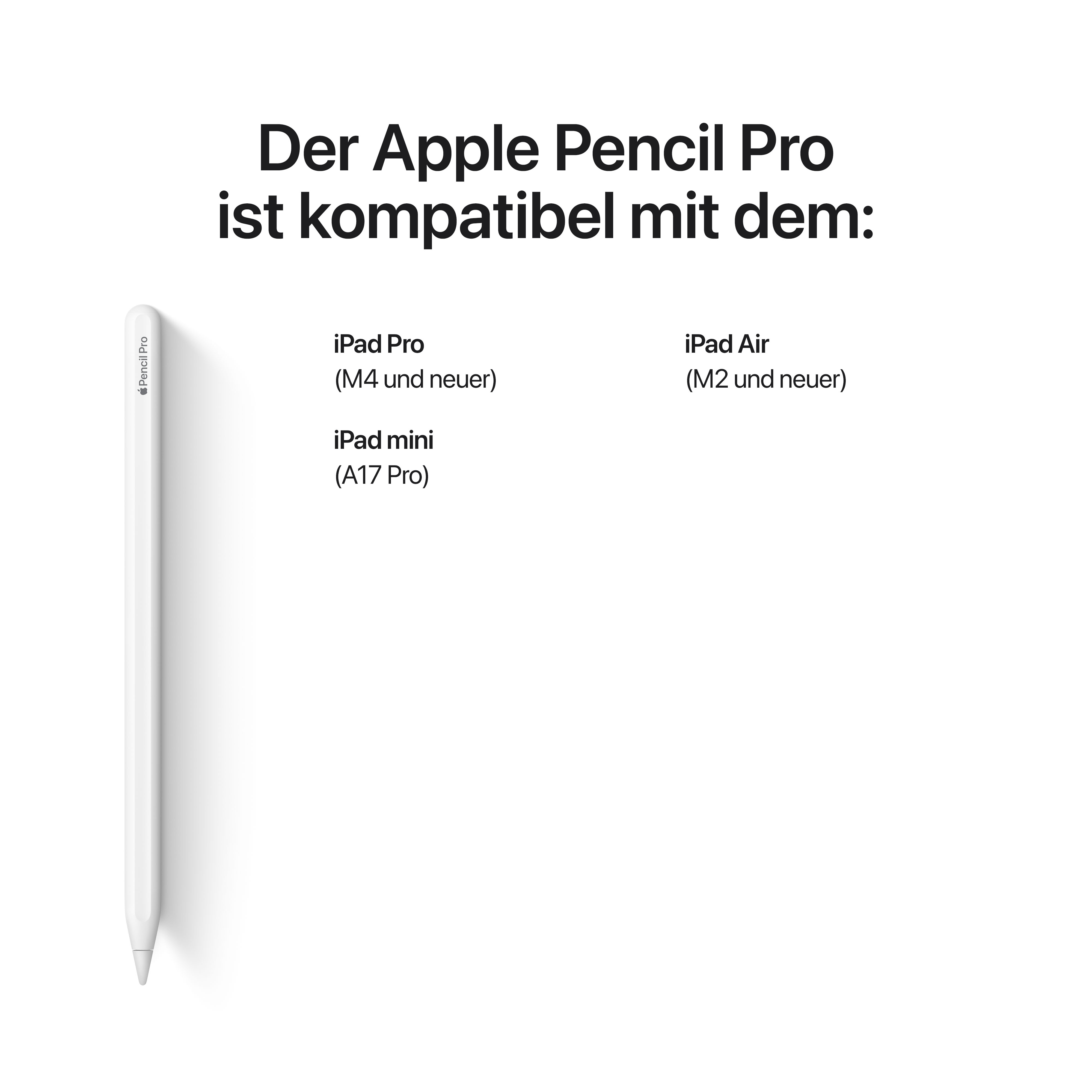 Apple Pencil Pro Weiß