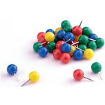 magnetoplan Markierungsnadeln, blau, Inhalt: 100 Stück Nadellänge: 17 mm, Kopfdurchmesser: 6 mm, zum Befestigen - 1 Stück (111165103)