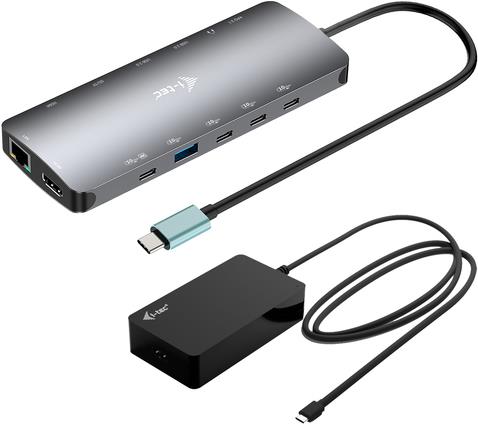 Image of i-tec USB-C Nano 3x LCD Dock 2x HDMI 1x (C31NANOTRIPLED140UK)