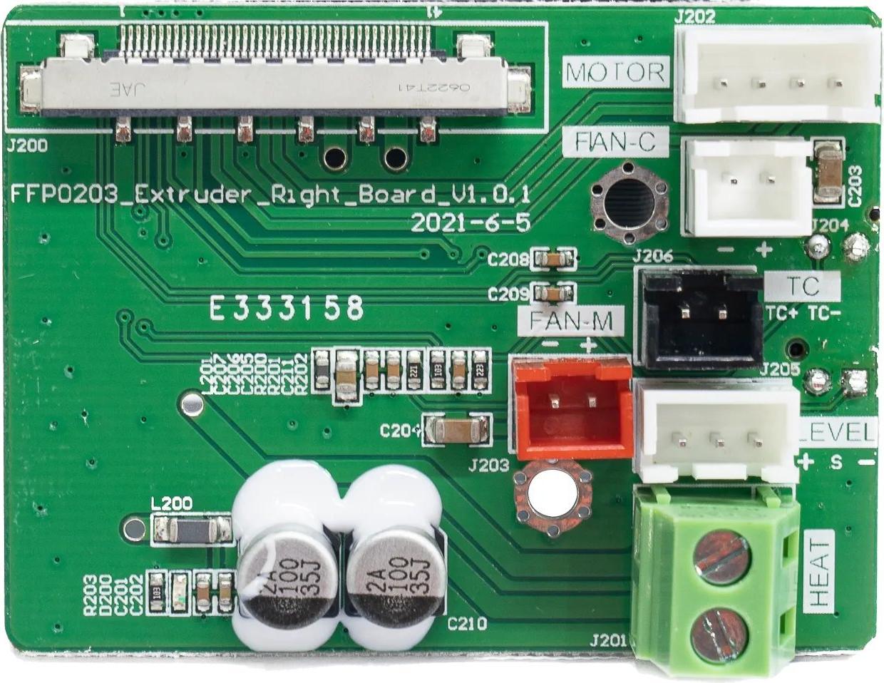 C3P Extruder Adapter Board R FlashForge Zubehör Flashforge (30002136001)
