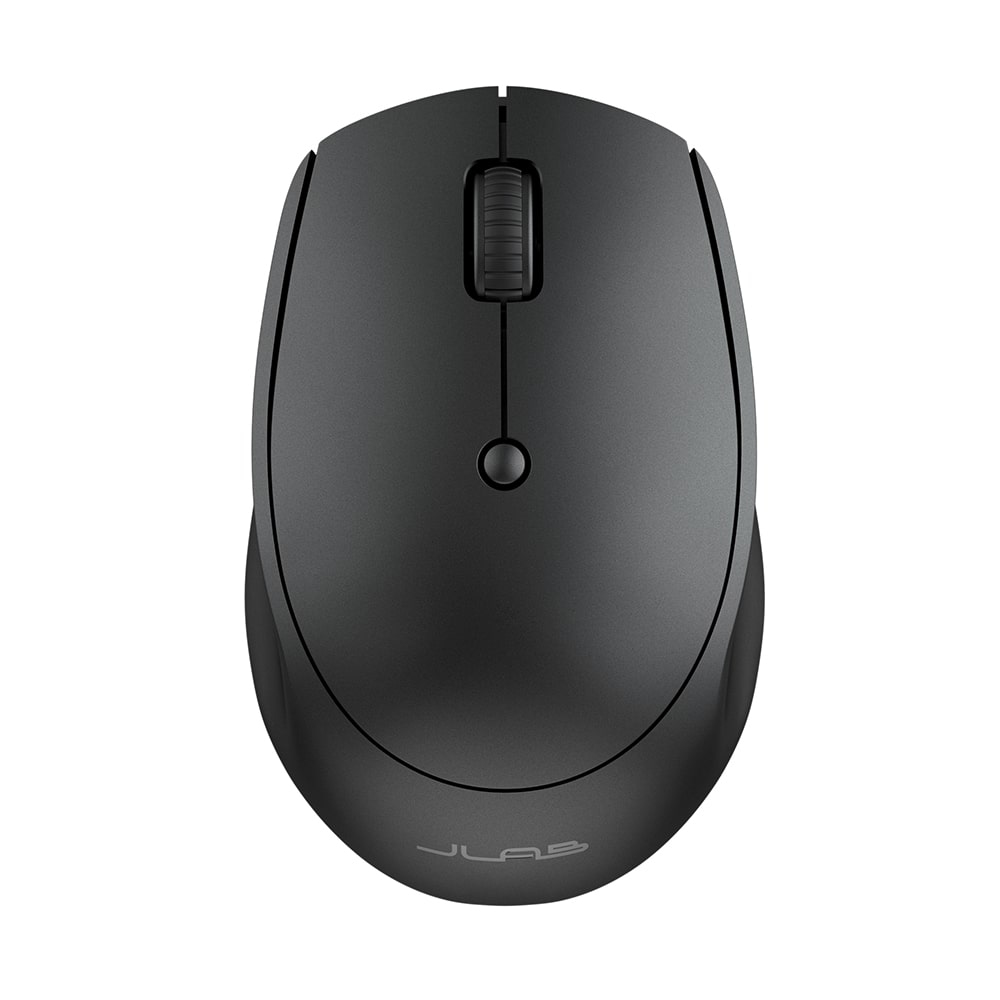 JLab GO Charge Kabellose Maus Beidhändig Bluetooth + 2.4 GHz 1600 DPI Schwarz