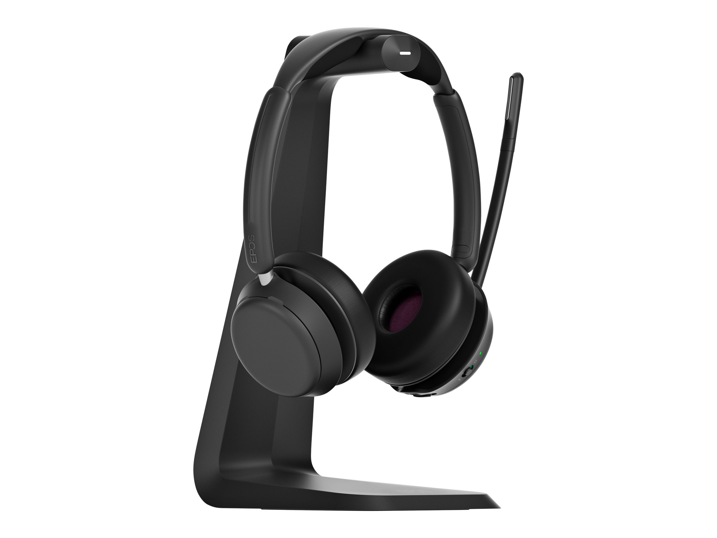 EPOS IMPACT 1061 Binaurales Bluetooth-Headset mit Ladestation Schwarz