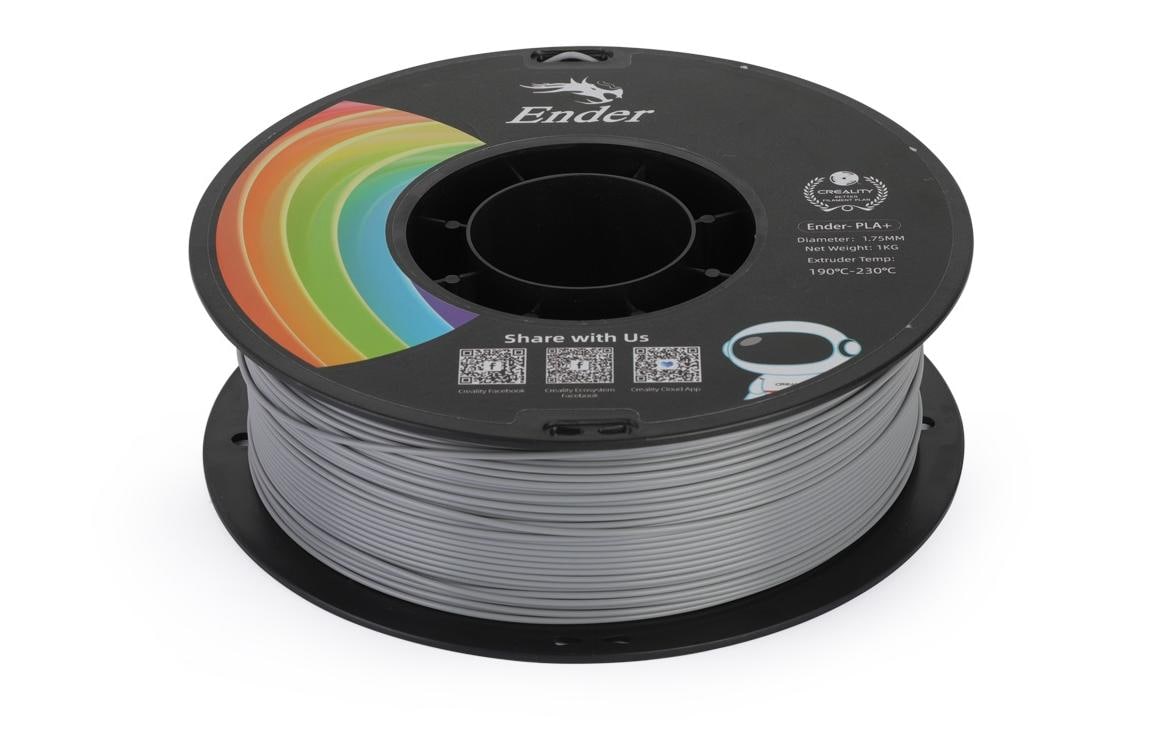 Creality Creality3D PLA+ Filament 1,75 mm 1 kg Grau