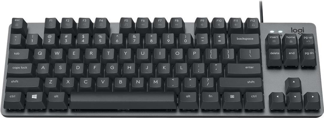 Logitech K835 TKL Mechanische Tastatur USB Graphit/Slate Grey