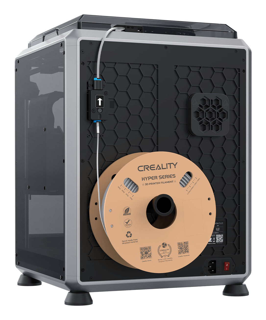Creality K1C 3D-Drucker FDM 220x220x250 mm WLAN 600 mm/s Touchscreen Schwarz