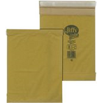 MAILmedia Jiffy Papierpolsterversandtasche, Größe: 00 ohne Fenster, braun, Innenmaße: 105 x 229 mm - 1 Stück (413007)