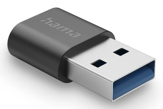 Hama Essential Line USB Typ-C-Adapter USB-A - USB-C 10 Gbit/s Schwarz