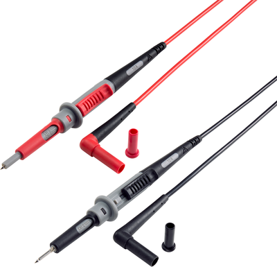 VOLTCRAFT MS-4PS Sicherheits-Messleitung 4 mm Sicherheits-Stecker Prüfspitze 1.00 m Schwarz, Rot 1 St. (MS-4PS)