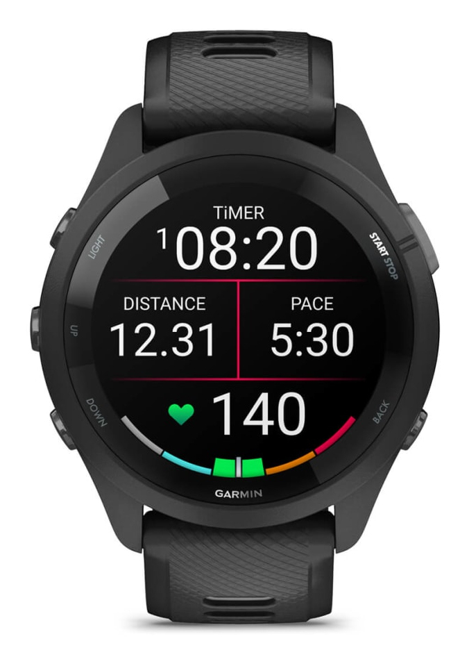Garmin Forerunner 265 GPS Smartwatch 1,3" AMOLED 46 mm Schwarz