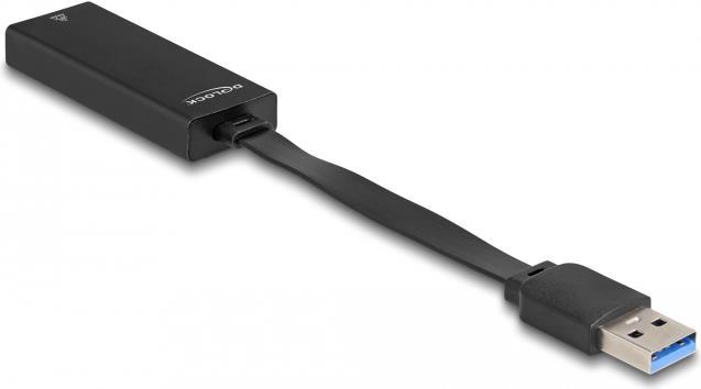 Delock USB Typ-A Adapter zu Gigabit LAN slim (66245)