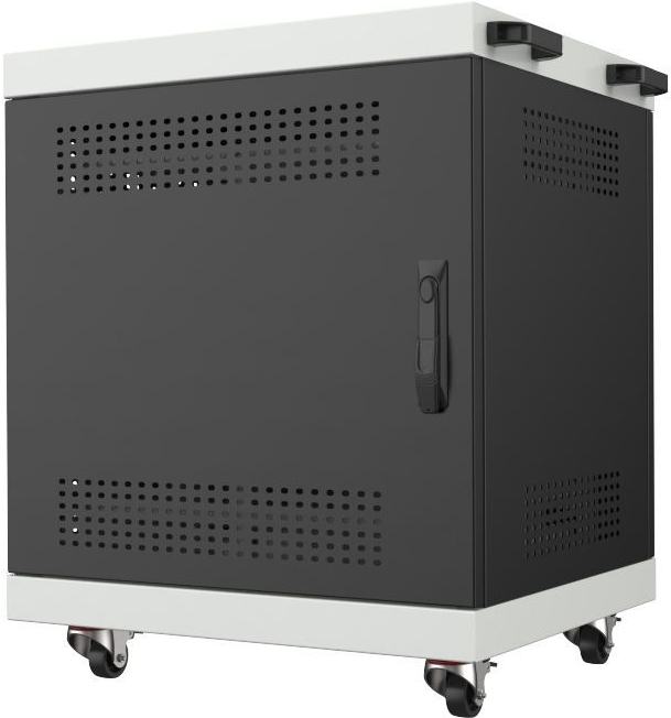 Lanview NOTEBOOK LAPTOP CABINET 14U Rack Cabinet W:650 x D:550 x (LVR14U6555BL-NOTEBOOK-LAPTOP)