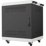 Lanview NOTEBOOK LAPTOP CABINET 14U Rack Cabinet W:650 x D:550 x (LVR14U6555BL-NOTEBOOK-LAPTOP)