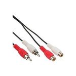 InLine® Cinch Verlängerung, 2x Cinch St/Bu 5m (89935)