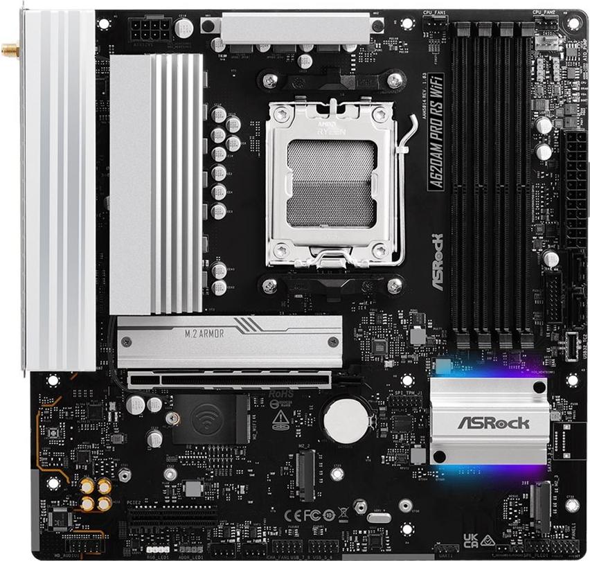 ASRock A620AM Pro RS WiFi AM5 mATX HDMI/DP retail (90-MXBSW0-A0UAYZ)
